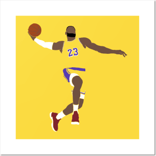 Lebron James Dunk Posters and Art
